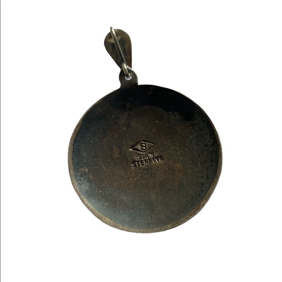 Vintage Siam Sterling Silver Pendant - Picture 2 of 3